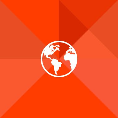 Düz gezegen mozaik arka plan