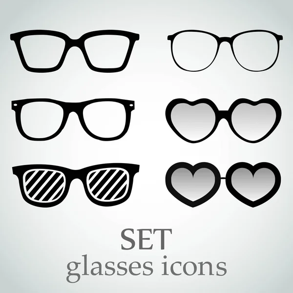 Sunglasses  icon set — Stock Vector