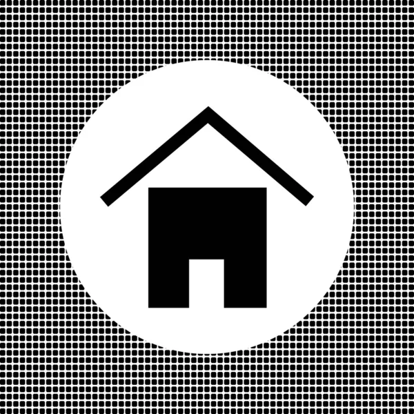 Lägenhethus tecken — Stock vektor