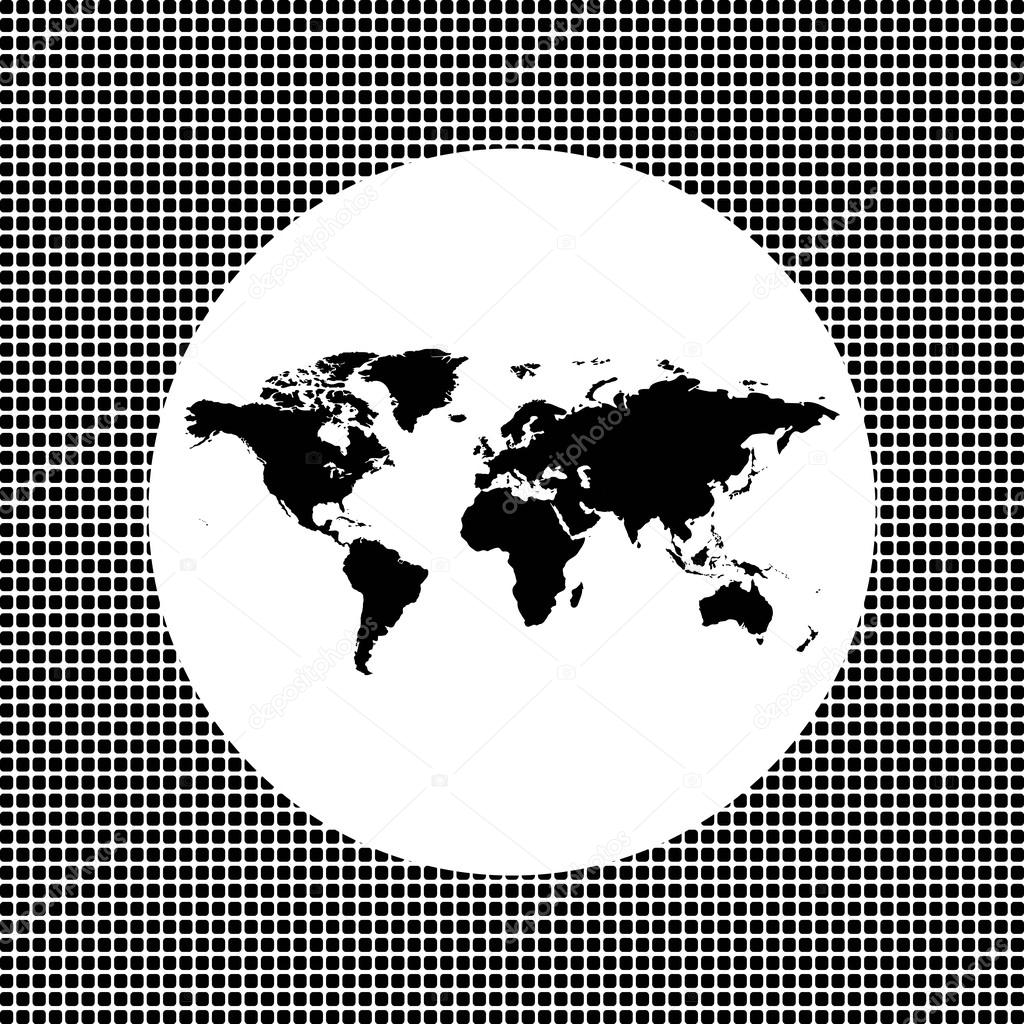 世界地図アイコン ストックベクター C Opti Mistka 世界地図アイコン ストックベクター C Opti Mistka