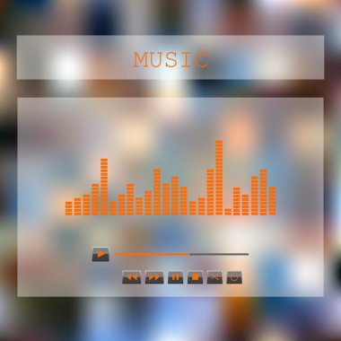 Müzik çalar ekolayzır ile
