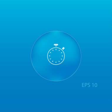 Kronometre cam düğmesi