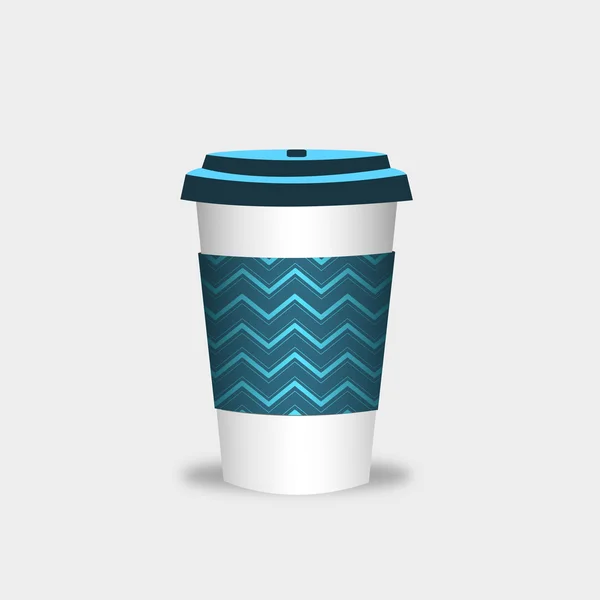 Café pour aller tasse — Image vectorielle