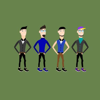 Gençler farklı kostümleri