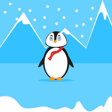 komik karikatür penguen