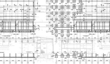 Arka plan inşaat çizimleri ilmekledi