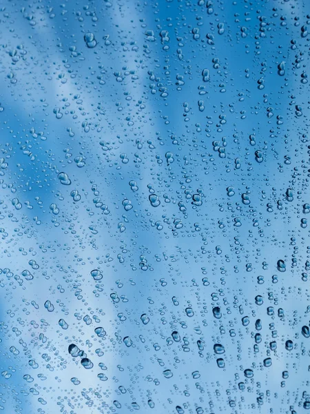 창 유리에 물방울 — 스톡 사진