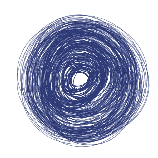 Blauwe cirkel — Stockvector