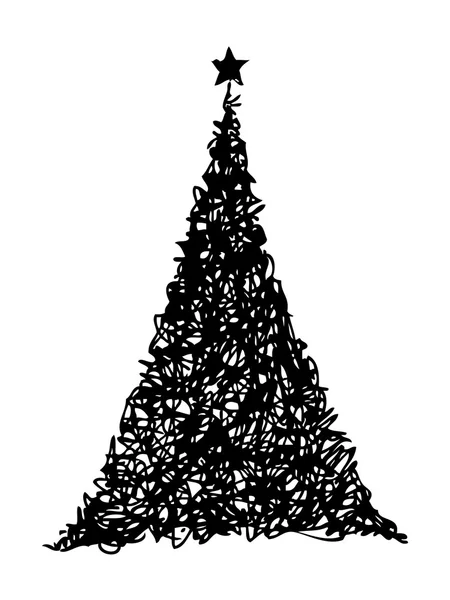 Arbre de Noël — Image vectorielle