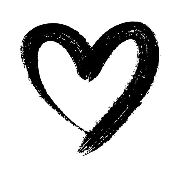 Doodle καρδιά — Διανυσματικό Αρχείο