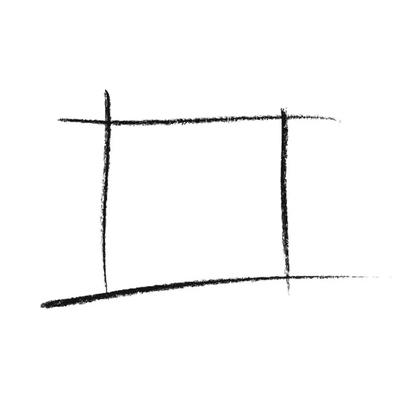 Doodle square hand drawn — Διανυσματικό Αρχείο