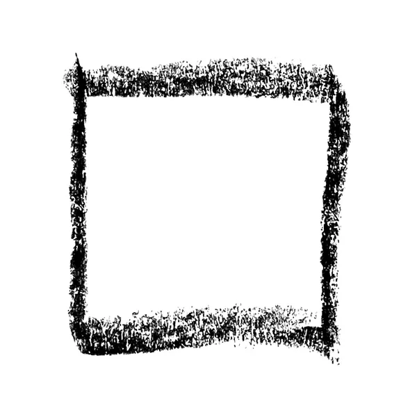 Doodle square hand drawn — Stock vektor