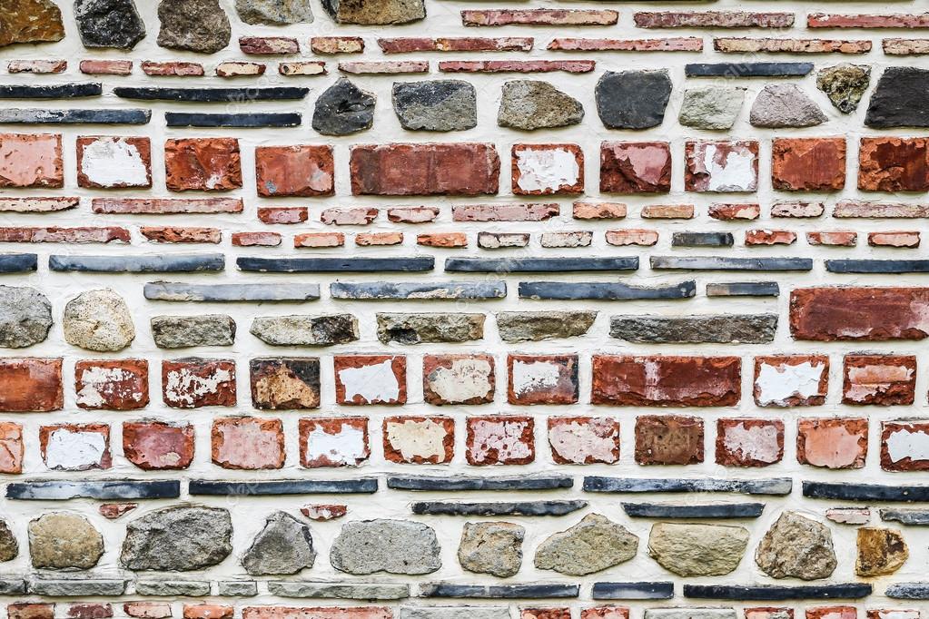 vintage ceramic tiles wall 