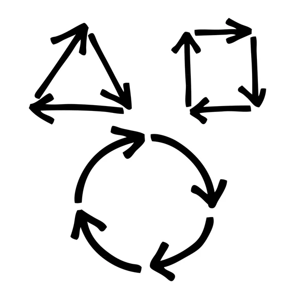 Conjunto de flechas — Archivo Imágenes Vectoriales