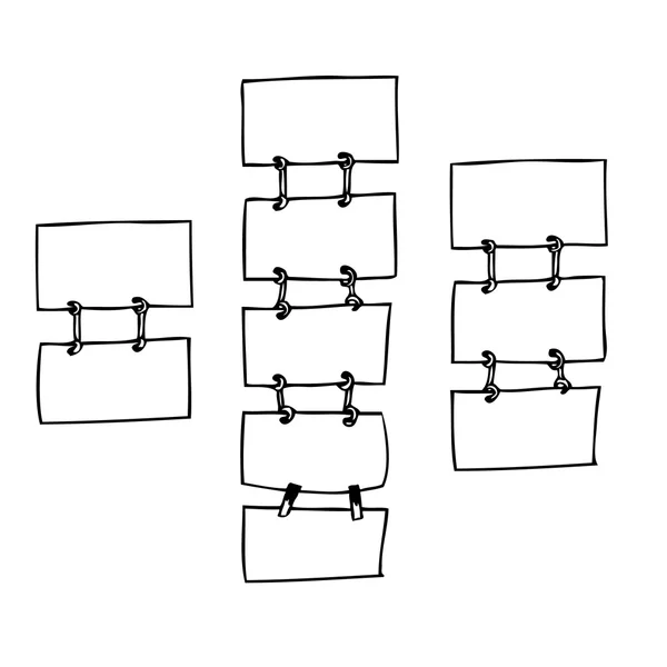 Placas de sinalização de suspensão — Vetor de Stock