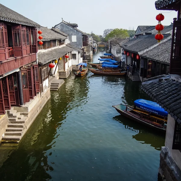Zhouzhuang, a antiga aldeia aquática — Fotografia de Stock