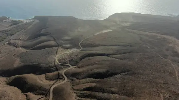 Oceano Atlântico Visto Das Montanhas Falésias — Fotografia de Stock