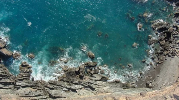 Océano Atlántico Visto Desde Las Montañas Acantilados — Foto de Stock