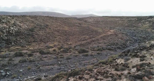 Burrone Del Deserto Lungo Affascinante — Foto Stock