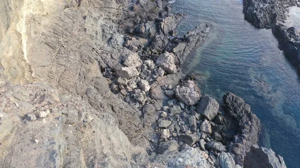 Ispirazione Vicino Alle Scogliere Guardando Mare — Foto Stock