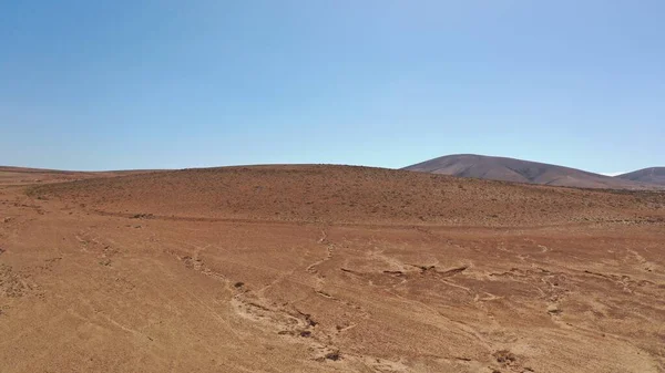 Horizonte Deserto Distante Que Faz Você Sonhar — Fotografia de Stock