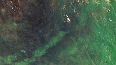 Uçurumlarıyla, renkleriyle ve deniziyle kıyı şeridi