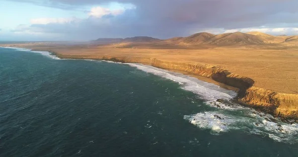 Coastline Its Cliffs Its Colors Sea Being Noticed — Stock Photo, Image