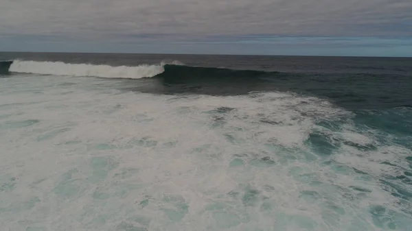 Costa Con Acantilados Sus Colores Mar Que Nota — Foto de Stock