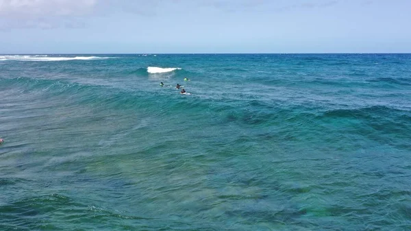 Surfing Doskonałych Fal Wyspach Kanaryjskich — Zdjęcie stockowe