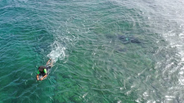 Surfování Perfektní Vlny Kanárských Ostrovech — Stock fotografie