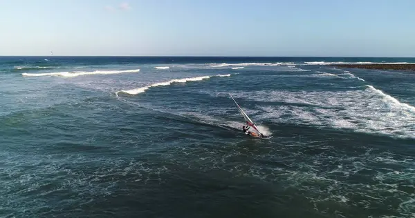 Surf Onde Perfette Nelle Isole Canarie — Foto Stock