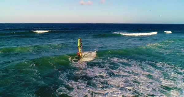 Surf Onde Perfette Nelle Isole Canarie — Foto Stock