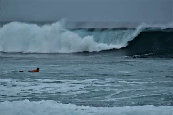 Surf Onde Perfette Nelle Isole Canarie — Foto Stock