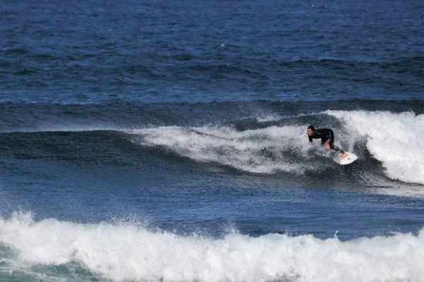 Surf Onde Perfette Nelle Isole Canarie — Foto Stock