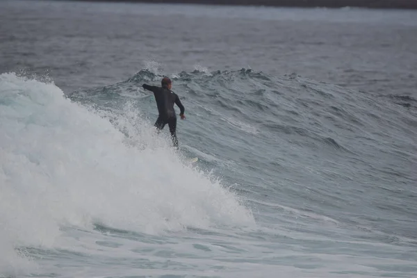 Surfeurs Profitant Mer — Photo