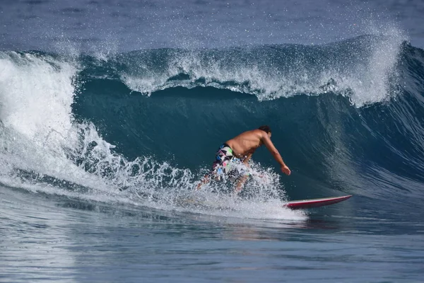 Surfers Genieten Van Zee — Stockfoto