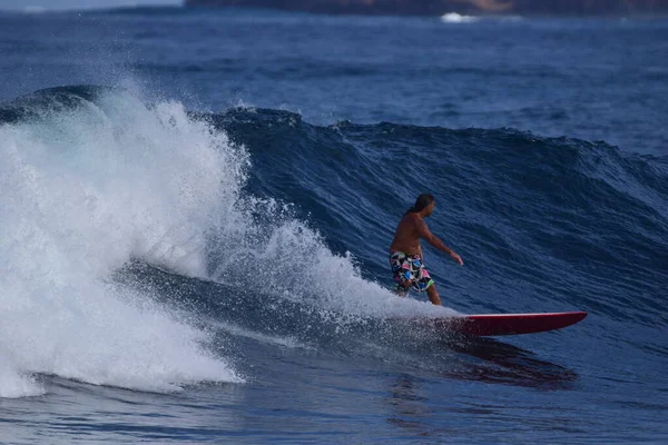 Surfisti Godendo Mare — Foto Stock