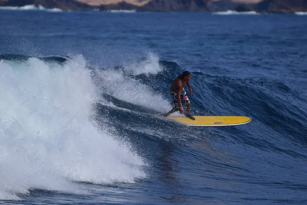 Surfisti Godendo Mare — Foto Stock