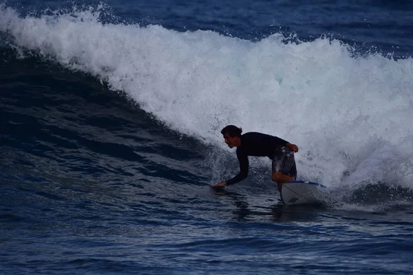 Surfisti Godendo Mare — Foto Stock