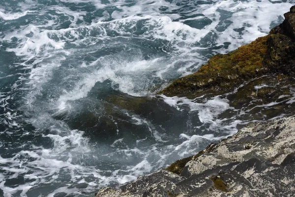 Хвилі Показують Свою Силу — стокове фото