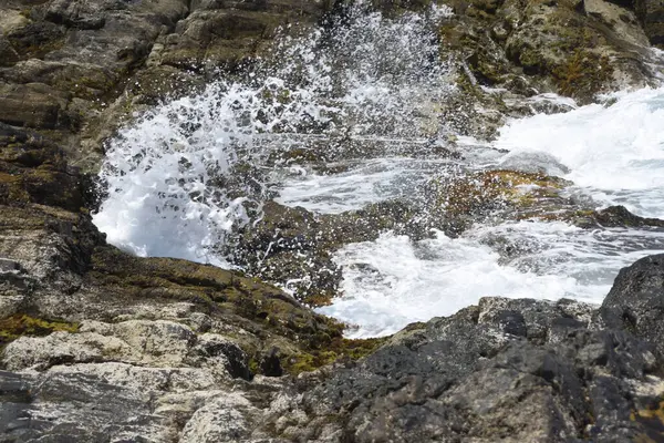 Kijkend Naar Zee Vanaf Kliffen — Stockfoto