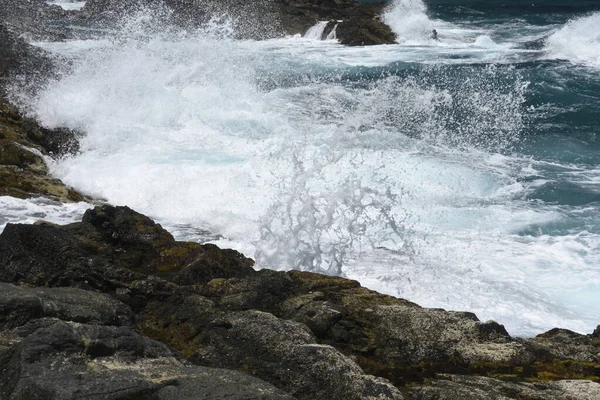 Olhando Para Mar Das Falésias — Fotografia de Stock