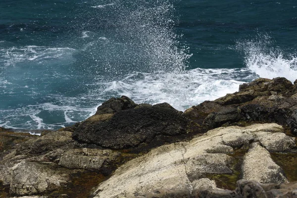 Olhando Para Mar Das Falésias — Fotografia de Stock