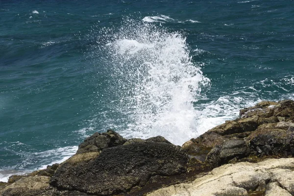 Дивиться Море Скель — стокове фото