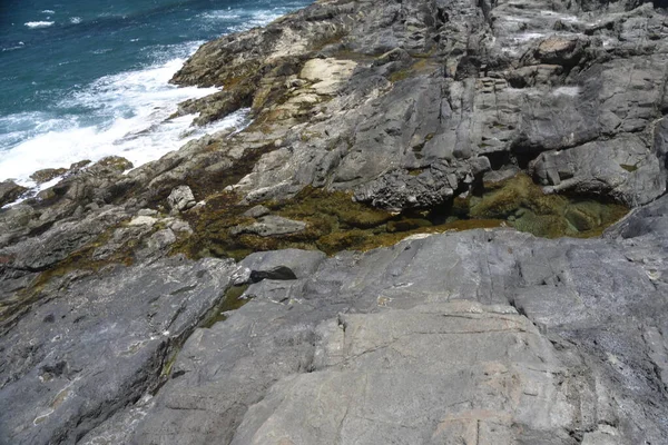 Kayalıklardan denize bakıyorum.