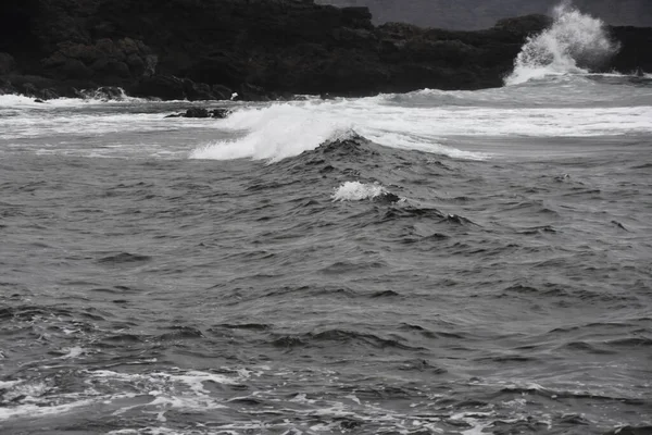 Las Olas Mostrando Poder — Foto de Stock