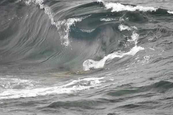 Mar Costa Com Suas Ondas Formas Cores Fotografia De Stock