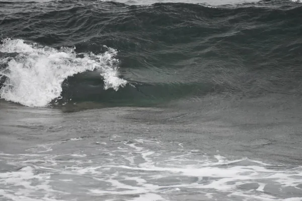 Mar Costa Com Suas Ondas Formas Cores — Fotografia de Stock