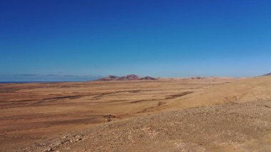İsrail 'in kuzeyindeki Negev Çölü' nün güzel manzarası