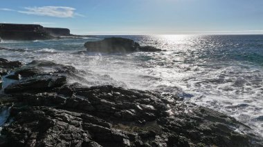 Güzel deniz manzarası. doğa arkaplanı
